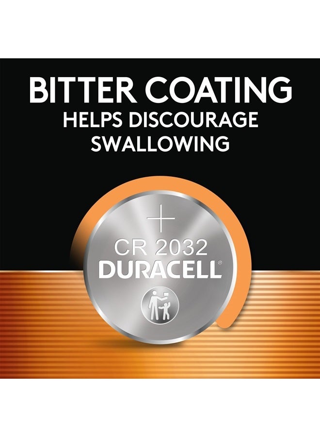 Duracell Duracell 2032 Lithium Battery. 4 Count Pack. Child Safety Features. Compatible with Apple AirTag, Key Fob, and other devices. CR2032 Lithium 3V Cell. 2032 Battery, Lithium Coin Battery - Image 2