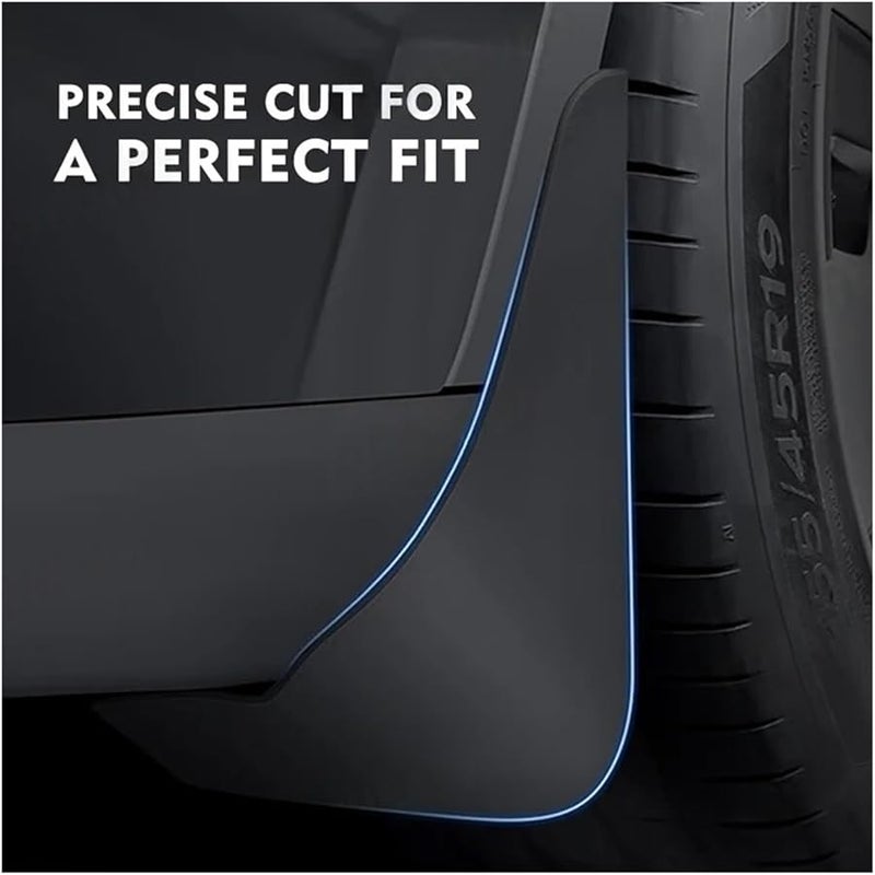 Black Mudguards For AUDI A6 C5 Sedan 1998 1999 2000 2001 2002 2003 2004 2005 - Image 4