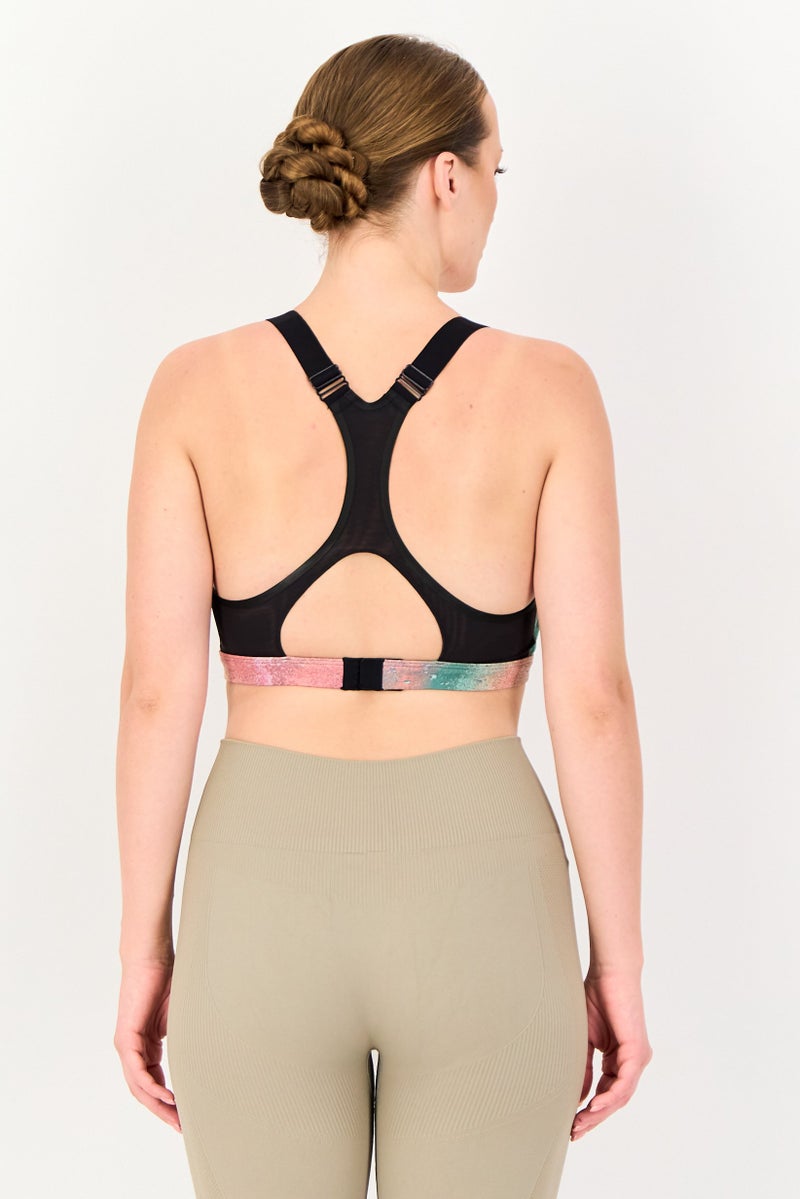 Reebok Women Lightly Padded Training Sports Bra, Multicolor - Image 2