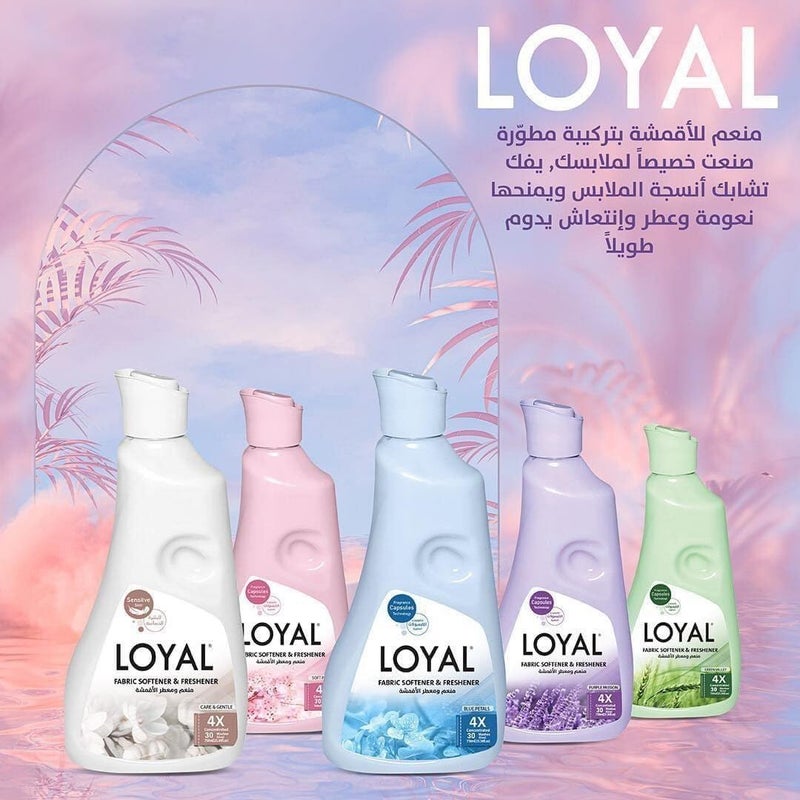 Loyal Fabric Softener & Freshener Concentrated, Soft Pink, 30 Washes 750ml x 3 - Image 4