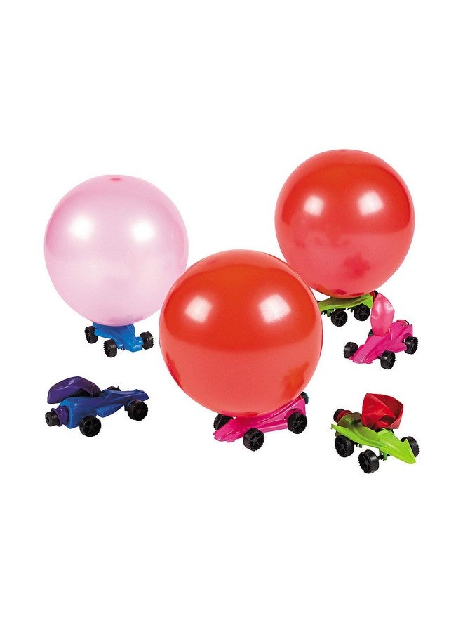 Fun Express Car Balloon Powered Racers (set of 12 balloon launcher toys) Fun Party Toys and Gifts for Kids