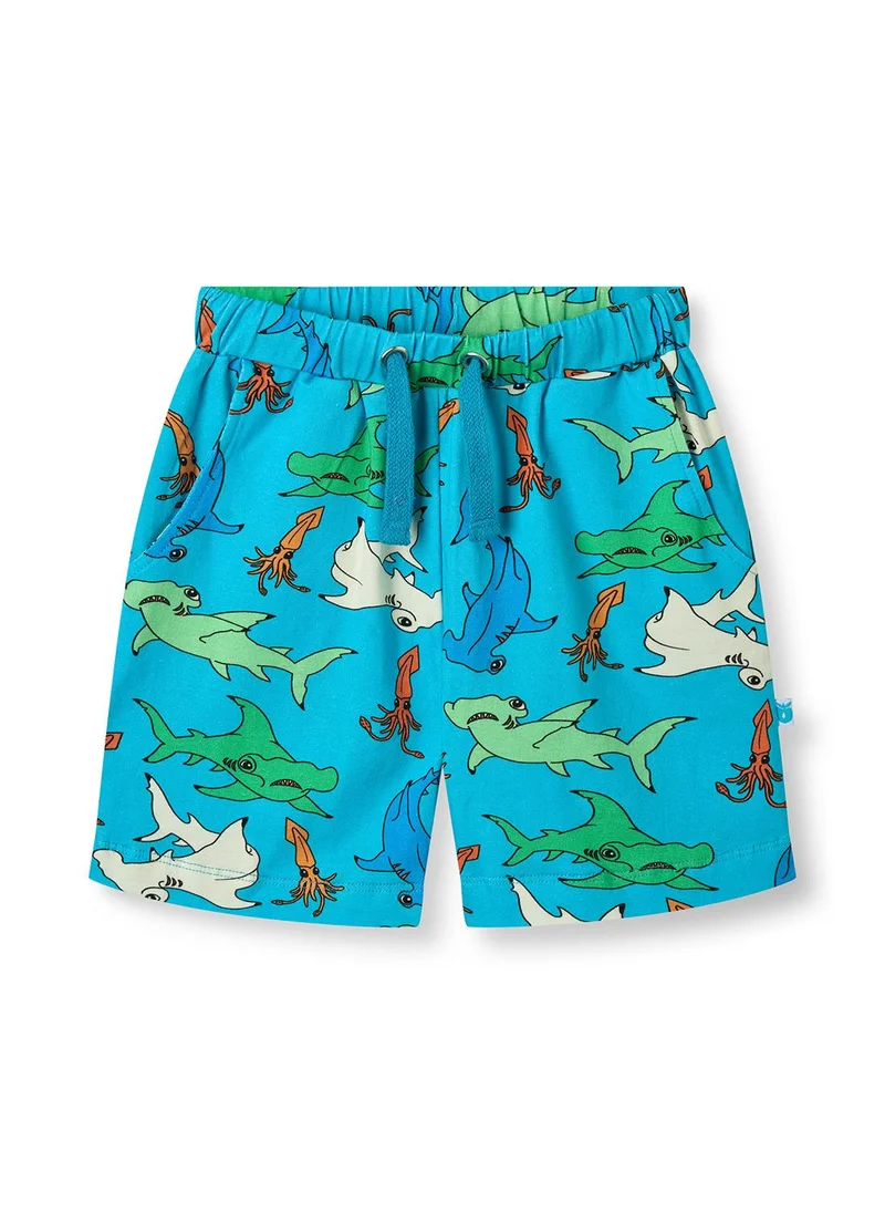 سموفولك Shorts with hammerhead sharks