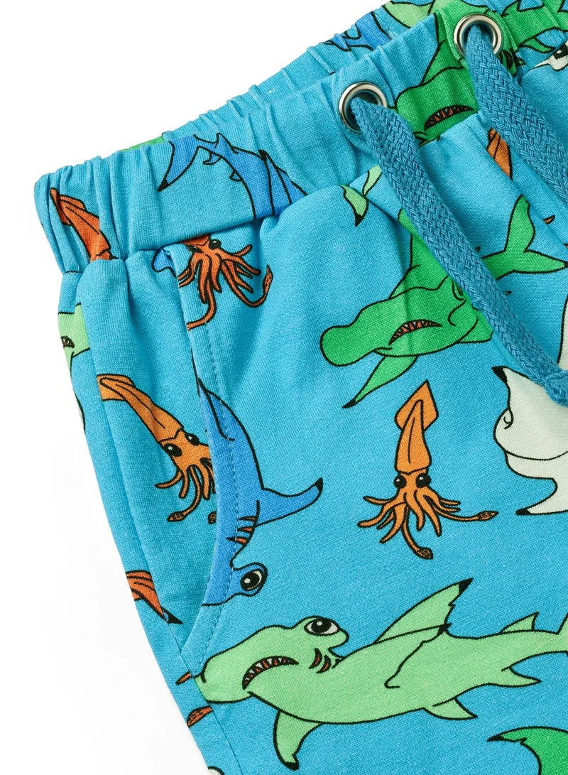 Småfolk Shorts with hammerhead sharks