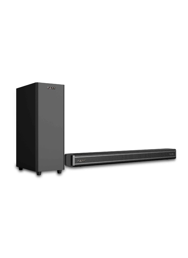Flexy - FLEXY SOUND BAE SYSTEM 3200W: 2.1 Channel Soundbar with Extra Bass, HDMI, Bluetooth, USB, Optical, Flexible Placement, Remote Control, LED Display, Works with All Devices. - Image 1