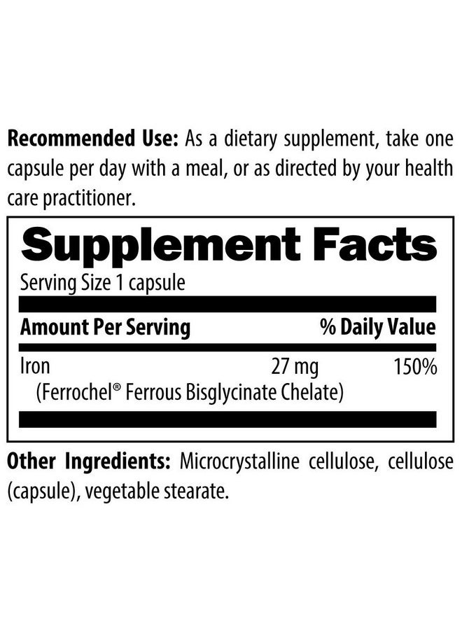 Iron Chelate  27 Mg Of Iron  Very High Absorption  120 Capsules - pzsku/Z8D712B81ECC3FDC92485Z/45/_/1695133913/c2df59fa-ad46-4997-bcec-2acfde8f38e3