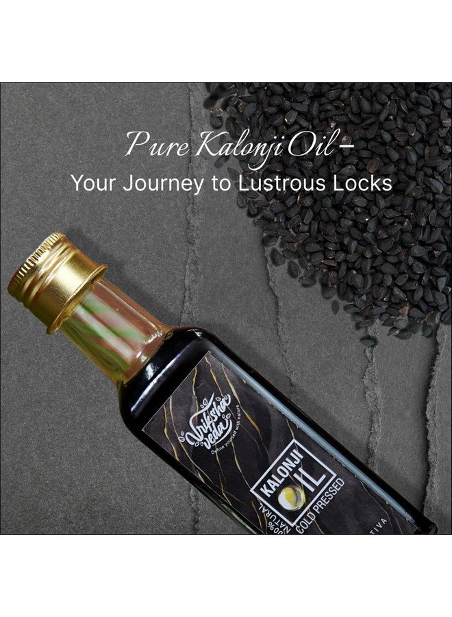 Vriksha Veda Pure Kalonji (Black Seed) Oil for Hair and Skin Care I Cold-Pressed I 100 ml - Image 2