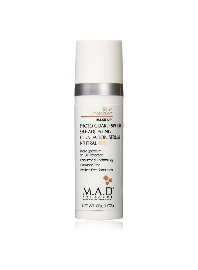 M.A.D Skincare Photo Guard Self-Adjusting Foundation Serum Natural - Image 1