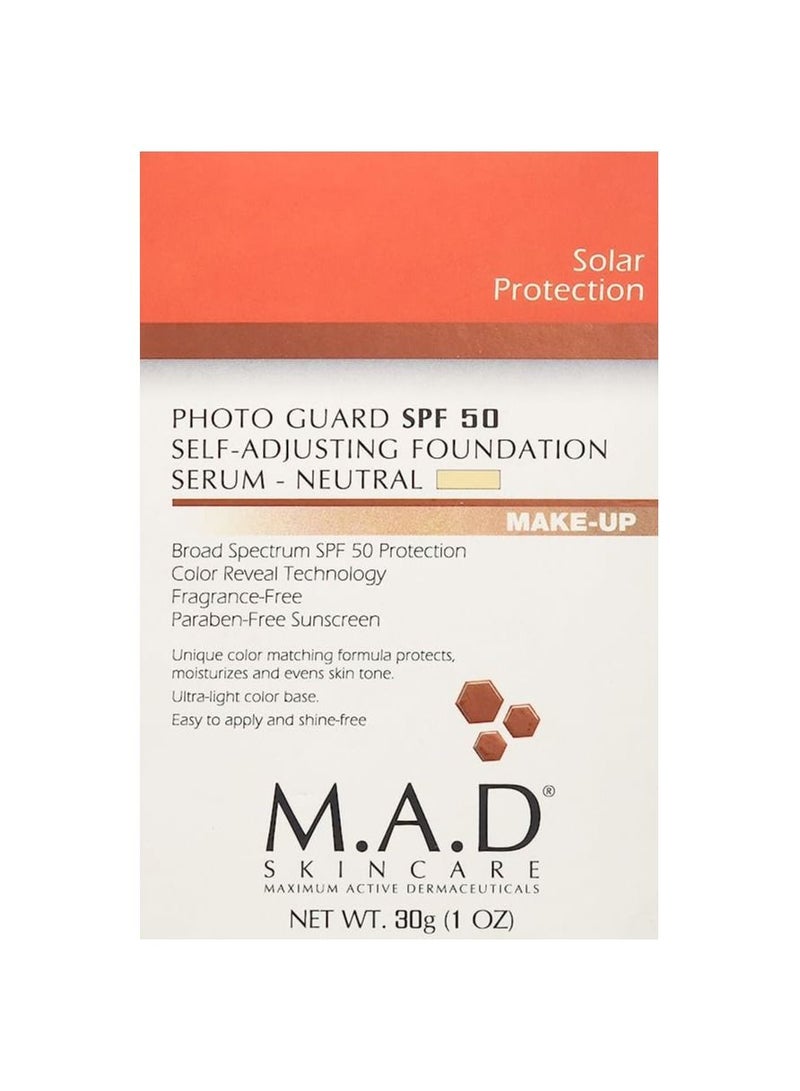 M.A.D Skincare Photo Guard Self-Adjusting Foundation Serum Natural - Image 2