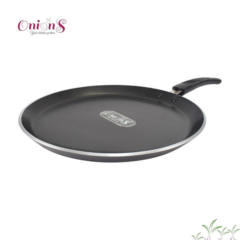 Onions Non Stick Flat tawaDosa TawaChapthi tawaRoti tawa Dai 28Cm 4MM - Image 3