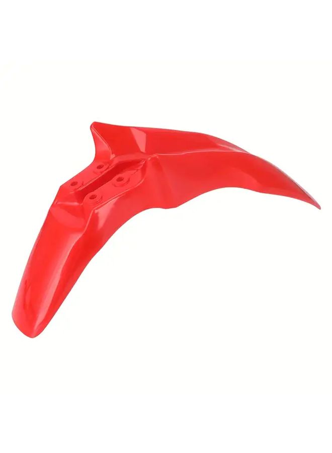 Red Front Fender Mudguard For Dirt Bike All Year Protection Easy Installation - Image 4