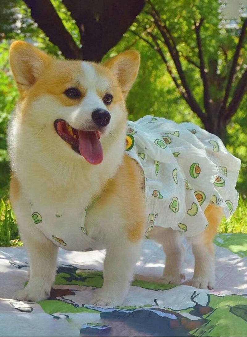 A.M Dress for Small Dogs Summer Puppy Cute Sundress Lightweight Breathable Female Dog Clohtes Birthday Holiday Pet Outfits - Image 3