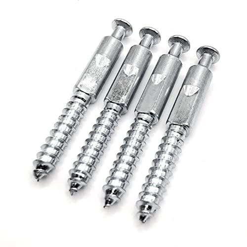 ReplacementScrews Assembly Dowel/Cam Lock Screw Compatible with IKEA Part 123491 (MALM Bed Frames) (Pack of 4) - Image 1