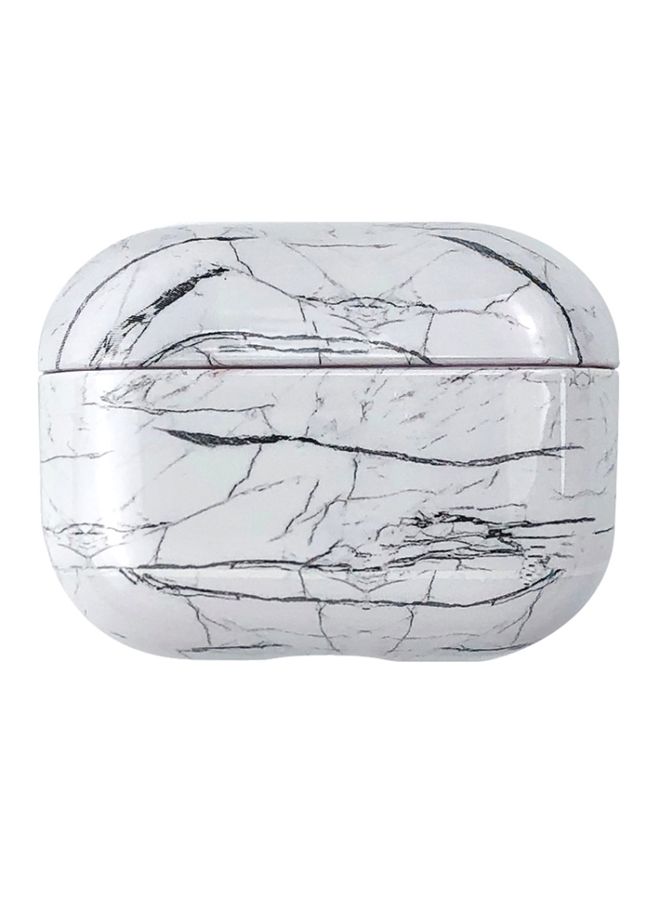 Raxoom Case Cover For AirPods Pro 3 Marble Water Sticker Wireless Earphone Protective Case White