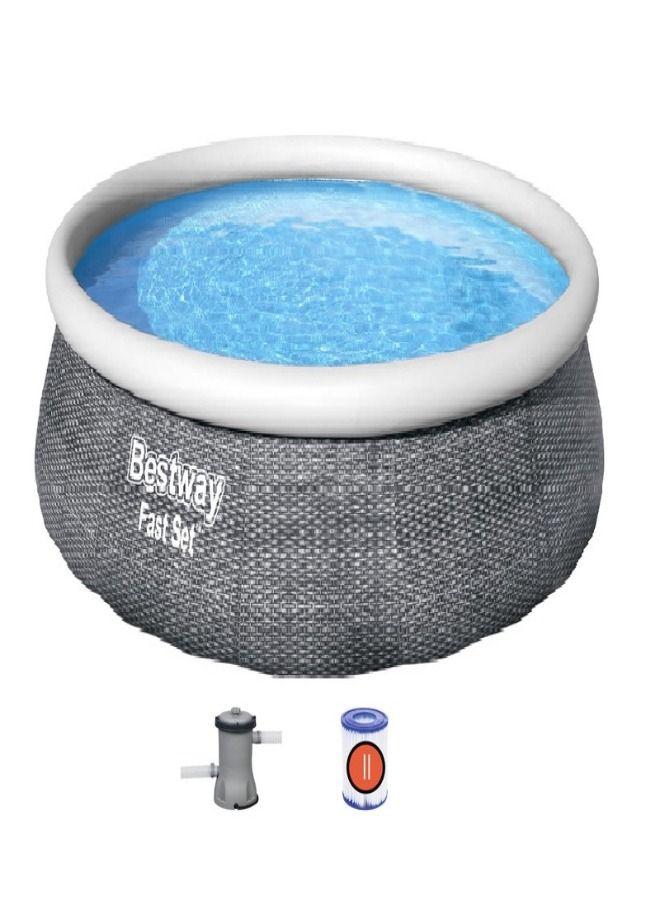 Bestway Fast Pool Set+Filter Pump 396 X 84Cm 26-57376 - Image 3