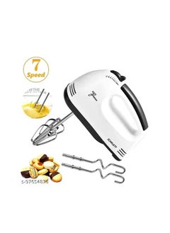 Generic Scarlett Super Hand Mixer | 7-Speed Hand Mixer with Stainless Steel Beaters, Dough Hooks, and Multi-Purpose Attachments for Cakes, Dough, Cream, and More  - Image 1