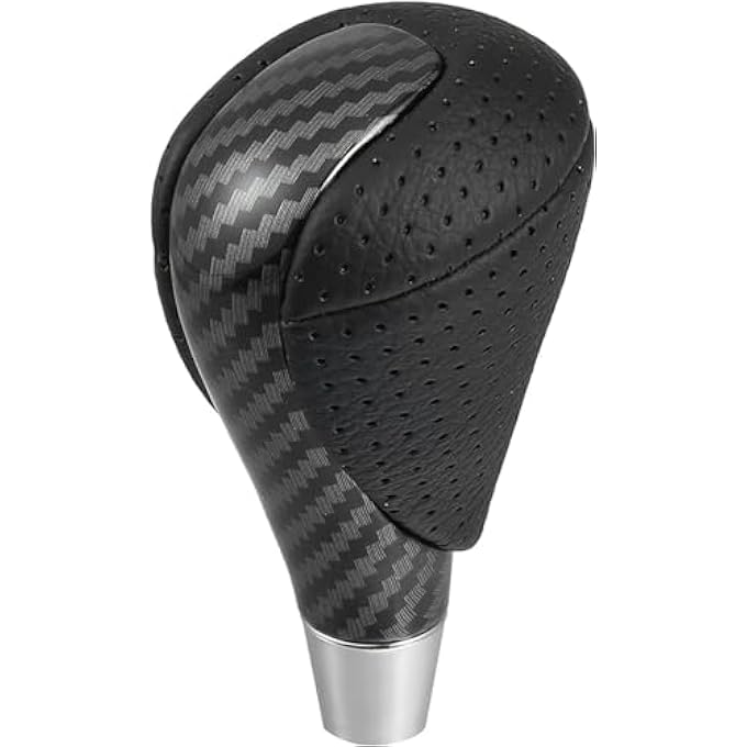 rayihni Azonee Car Automatic Gear Stick Shift Knob Carbon Fiber Pattern Black Automatic Gear Stick Shift Knob for Lexus RX450h 20102015 and Lexus F 20082014 - Image 1