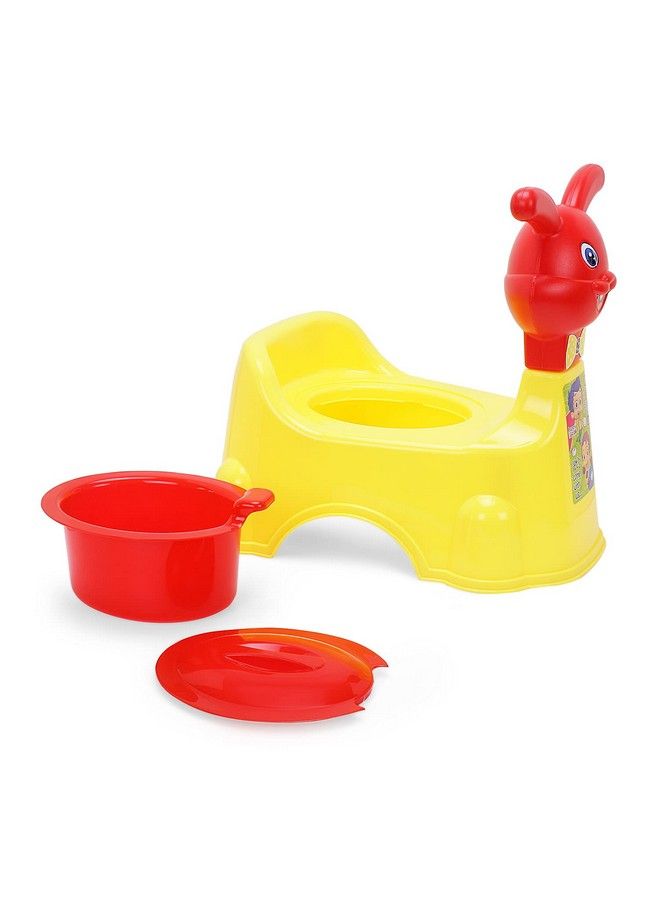 Nabhya Rabbit Baby Potty Training Seatchair For Kidsinfant Potty Toilet Chair With Removable Tray & Closing Lid (Yellow) - Image 3