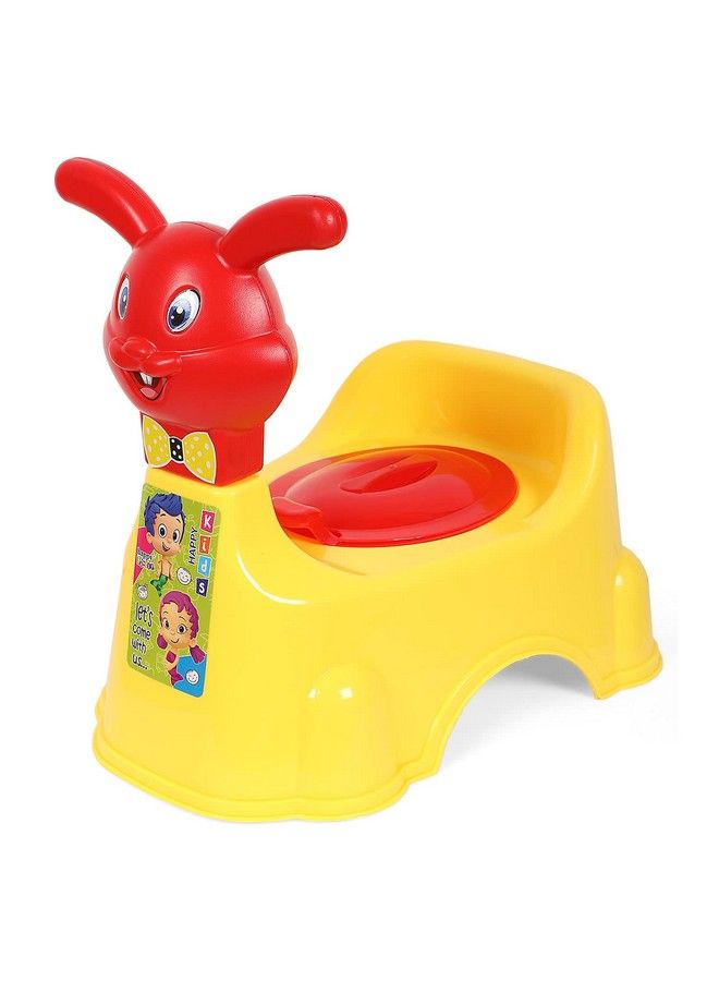 Nabhya Rabbit Baby Potty Training Seatchair For Kidsinfant Potty Toilet Chair With Removable Tray & Closing Lid (Yellow) - Image 5