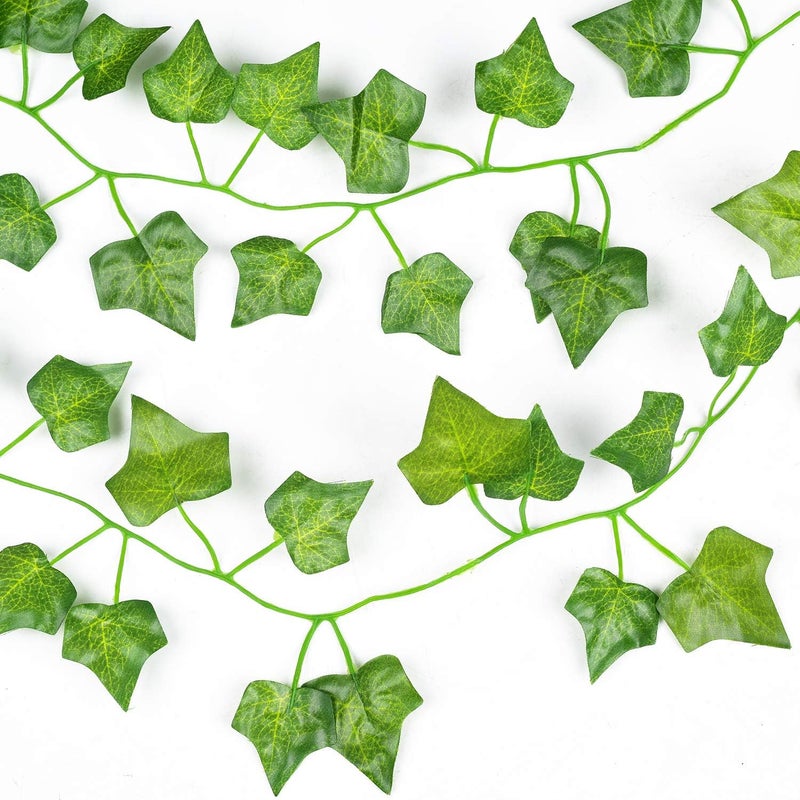 DearHouse 24 Pack 168Ft Artificial Ivy Vine Greenery Garlands Fake Plants Hanging Garland Fake Vine Leaves Home Kitchen Garden Office Wedding Wall Decorrden Office Wedding Wall Decor - Image 4