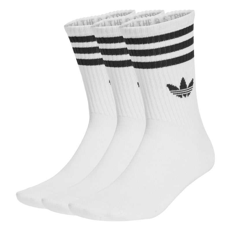 اديداس ثلاثة أزواج من جوارب 3-Stripes Crew - Image 2