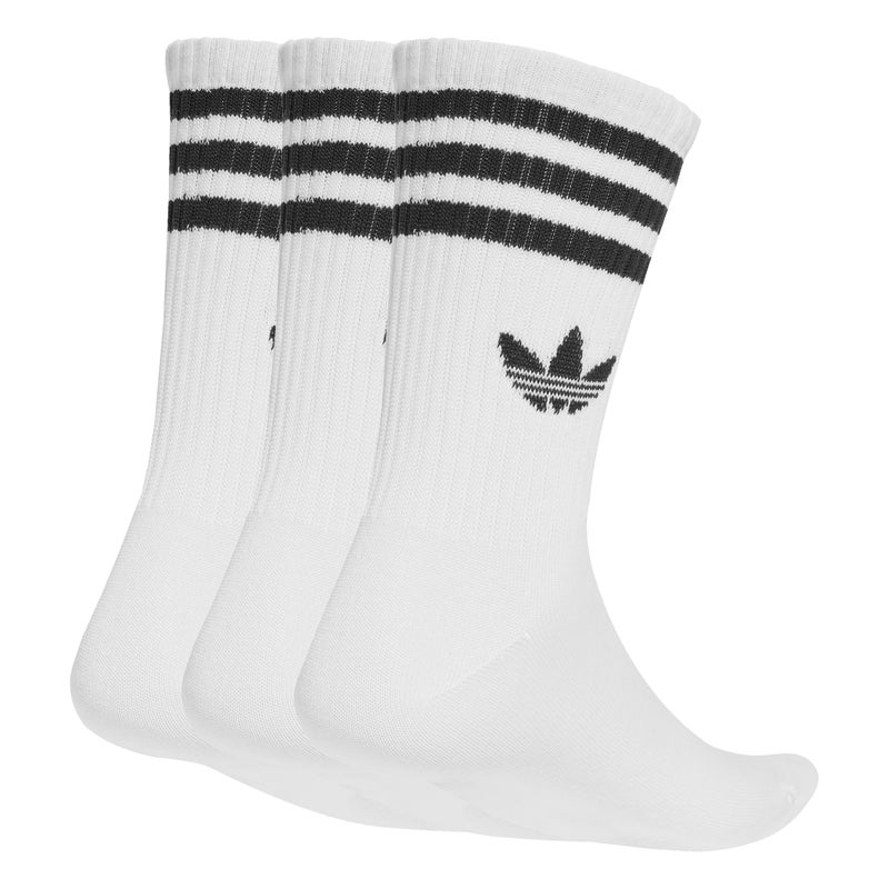 اديداس ثلاثة أزواج من جوارب 3-Stripes Crew - Image 1