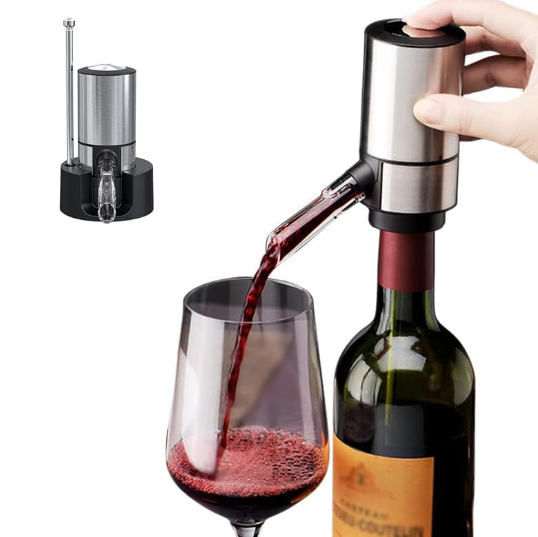 CORPORATEGIFTPRO Electric Wine Aerator, CorporateGiftPro Electric Wine Decanter, Wine Dispenser, Wine Pourer, Wine Accessories Sprout Pourer and Wine Gifts for Wine Lovers - Image 2