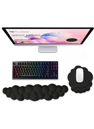 Black Mousepad Set