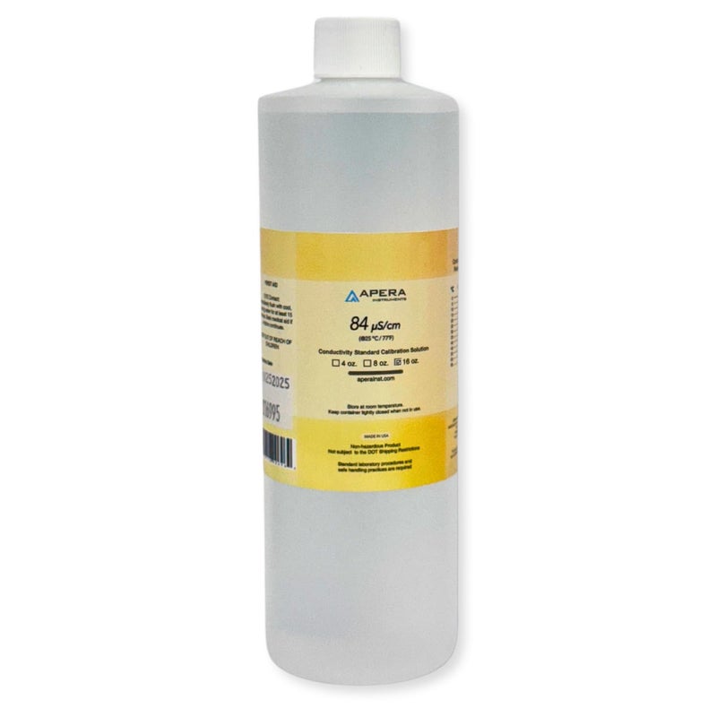 84 µS/cm Conductivity Standard Calibration Solution 16 oz