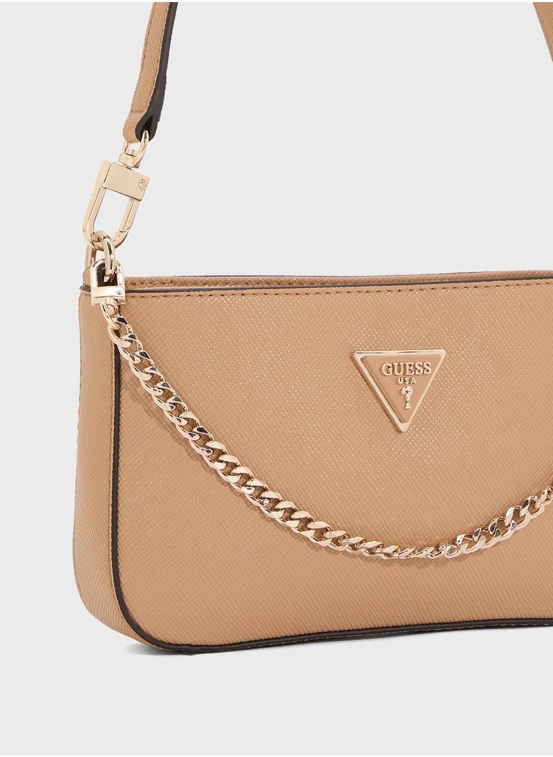 GUESS Noelle Mini Top Zip Shoulder