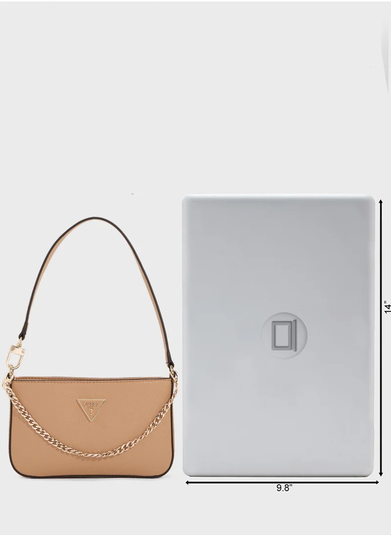 GUESS Noelle Mini Top Zip Shoulder
