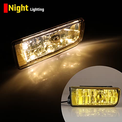 AUTOFREE Fog Lights Compatible with BMW M3 (E36) 3 Series 1992 1993 1994 1995 1996 1997 1998 1999 Fog Lamps Replacement Assembly with H1 12V 55W Bulbs-1 Pair (Yellow Lens) - Image 4