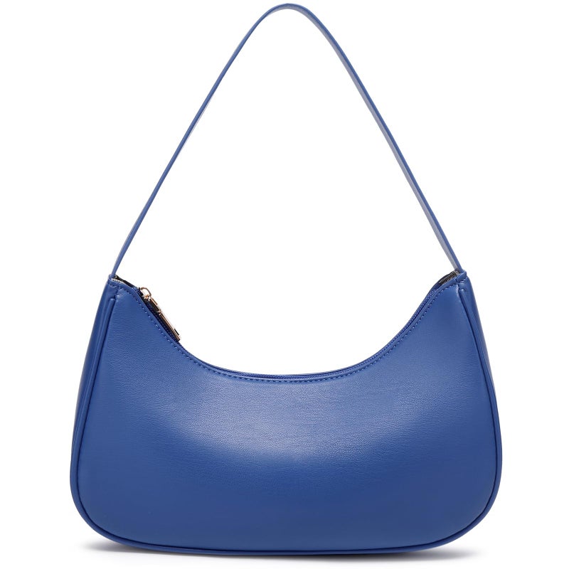 WSRYDJDL Fashion shoulder Bag for Women's Cute Hobo Tote Handbag Mini Clutch Underarm Purse for Daily Use/Work/Travel/Casual Outings (Blue) - Image 1