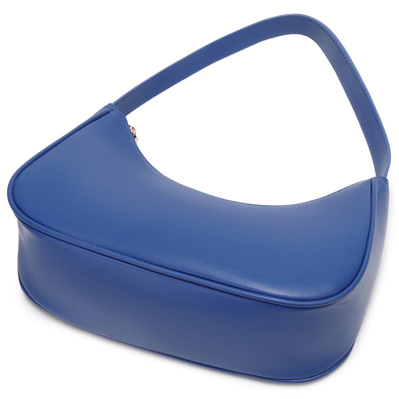 WSRYDJDL Fashion shoulder Bag for Women's Cute Hobo Tote Handbag Mini Clutch Underarm Purse for Daily Use/Work/Travel/Casual Outings (Blue) - Image 4