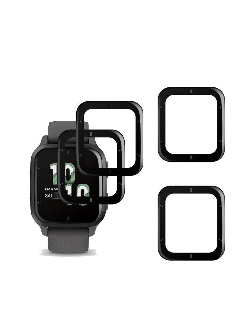 Excefore - Screen Protector for Garmin Venu Sq 2 GPS Smartwatch, 4 Pack Invisible Ultra HD Clear Film Anti Scratch Skin Guard - Smooth/Self-Healing/Bubble, Compatible with Garmin Venu Sq 2 Watch - Image 1