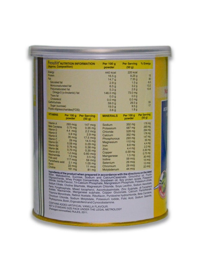 Fresenius Kabi Fresubin Vanilla Fresenius Kabi Fresubin Nutritionally Balanced Meal Replacement Instant Food Mix Diet Powder, 400G  - Image 3