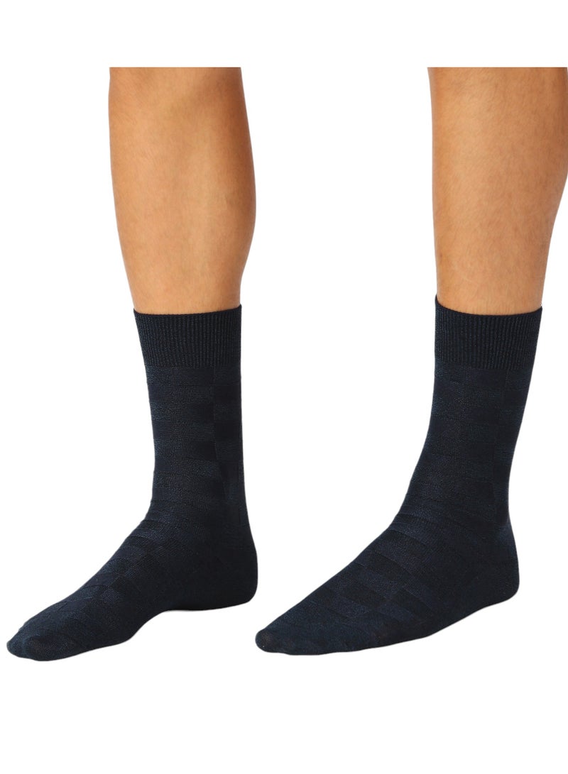 أيه إم بي إم جوارب رسمية رجالية - كحلي عبوة من - Image 5