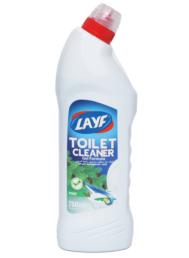Toilet Cleaner Gel Formula Pine 750 ML