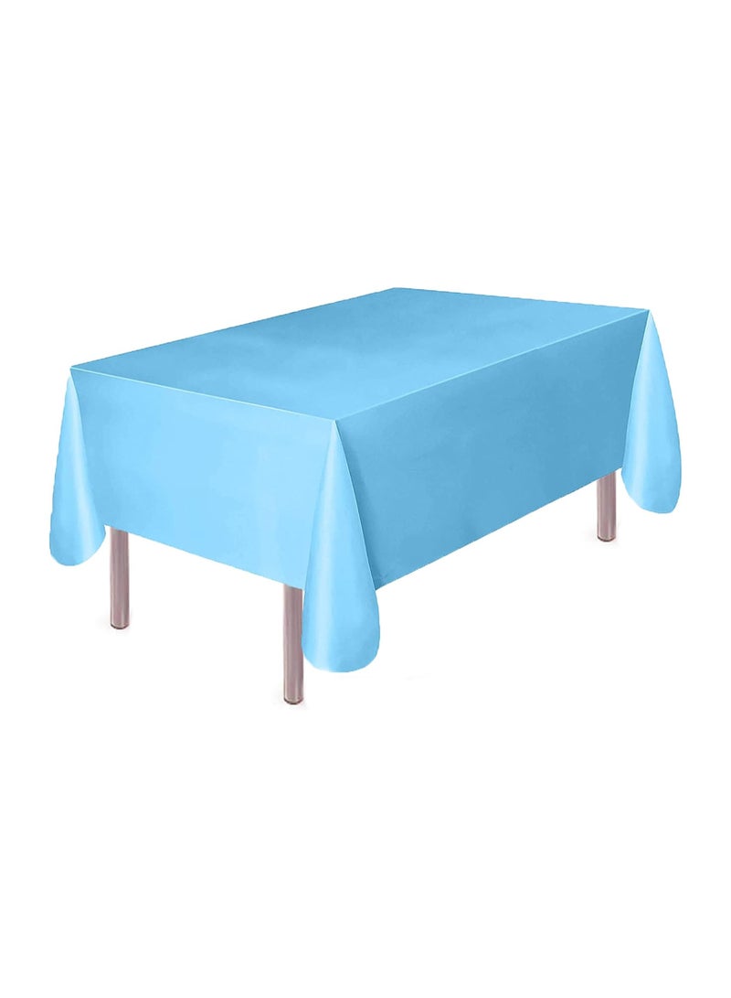 Plastic Table Cover 137cmX183cm Sky Blue 