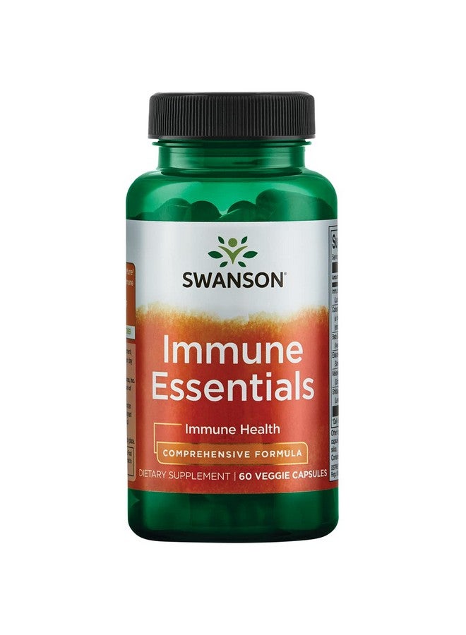 Swanson COND Immune Essentials 60 Veg CAPS - Image 1