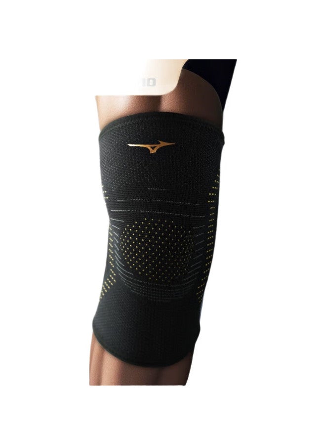 Mizuno دعامة الركبة الرياضية ميزونو لإصابة الغضروف، دعم طبي للركبة لكرة السلة، الريشة، التهاب المفاصل، الساقين الباردة، والغرف المكيفة - Image 2