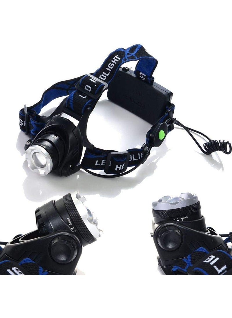 PARIDHI PARIDHI Best Super Bright Headlamp Light Rechargeable Head Torch Hands Free Head Flashlight LED Lmap Water Resistant Drop Resistant Head Lamp Spotlight for Camping Fishing Running Cycling  - Image 4