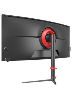 Majesty Majesty 34-Inch Curved Gaming Monitor 4K UWQHD 3440x1440, Nano IPS, 144Hz, 1ms GTG, 1900R Curvature, HDR400, 10Bit, 95% DCI-P3, FreeSync, RGB Lighting, DisplayPort, HDMI, VESA, Adjustable Stand.  - Image 3