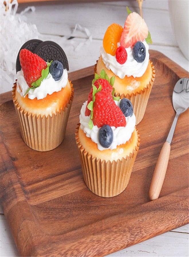 Skyseen 6PCS Artificial Cake Fake Simulation Realistic Cupcake Bread Dessert for Decoration Display Props - Image 4