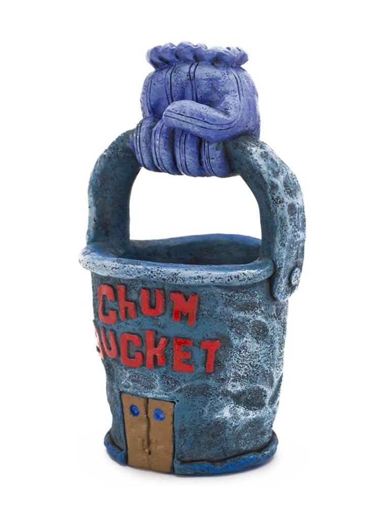 Generic TAMAM AQUARIUM  Spongebob Squarepants Officially Licensed Aquarium Ornament – The Chum Bucket – Medium - Image 1