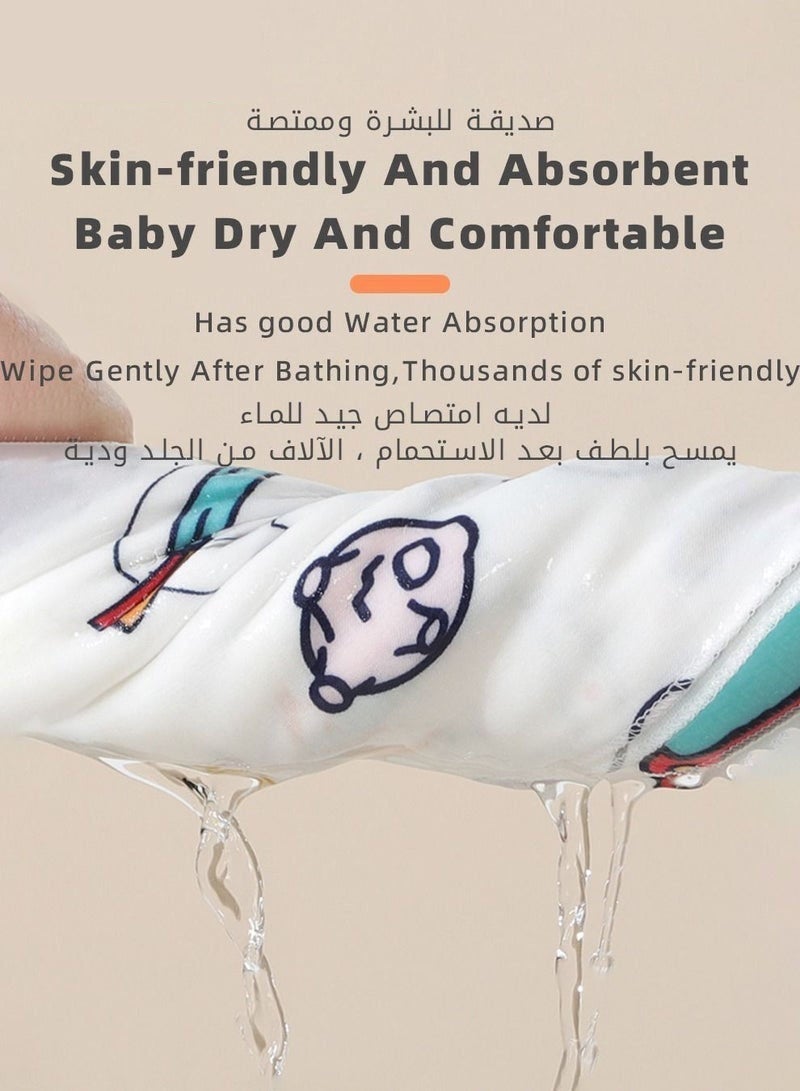 Hirospace 3 PCS Newborn Baby Swaddle Blankets, Soft Cotton Infant Swaddle Wrap, Breathable Sleep Sack for Baby Boys & Girls - Image 4