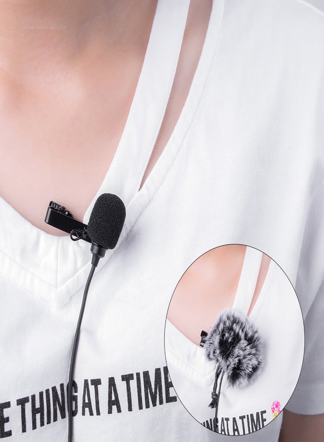 كوميكا ميكروفون COMICA CVM-V02O متعدد الاتجاهات، ميكروفون لافالير، ميكروفون مكثف، قابس XLR، يدعم طاقة فانتوم 48 فولت، متوافق مع كاميرات الفيديو لتسجيل الفيديو - Image 2