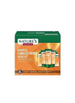 Nature's Essence Advanced Flawless Papaya Facial Kit 230Gm For Even Skin Tone  - Image 1
