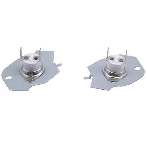 JIUDANI 3977393 Dryer Thermal Fuse, Replacement for Kenmore, Roper, Dryers Replaces Number AP3094244 3399848 AH334299 279816VP, (2Pcs) - Image 1