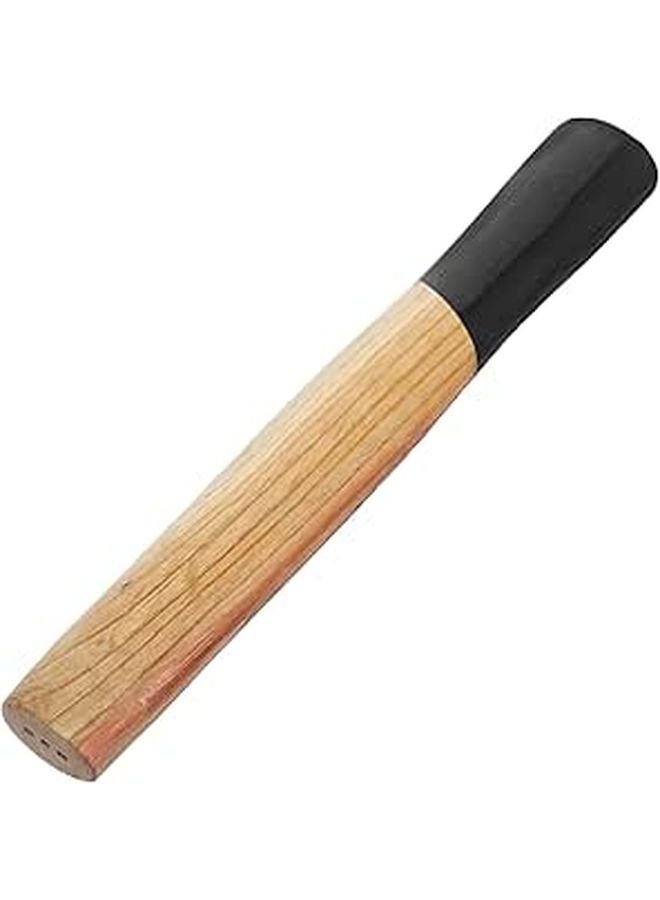 Replacement Wooden Hammer Handle 800g for Oval Eye Stone Mason Hammer Square Head - Image 1
