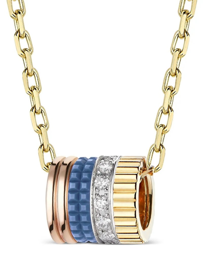 Boucheron 18kt gold Quatre Blue Edition necklace jewelry french brand engagement friend personalized jewelry  - Image 3